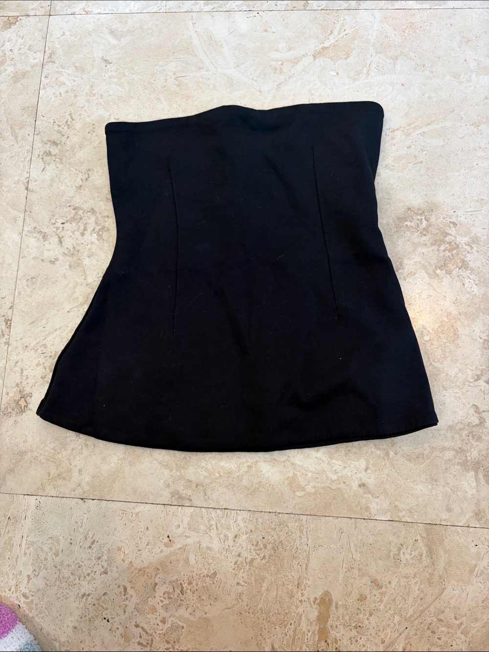 Zara Black Strapless Top